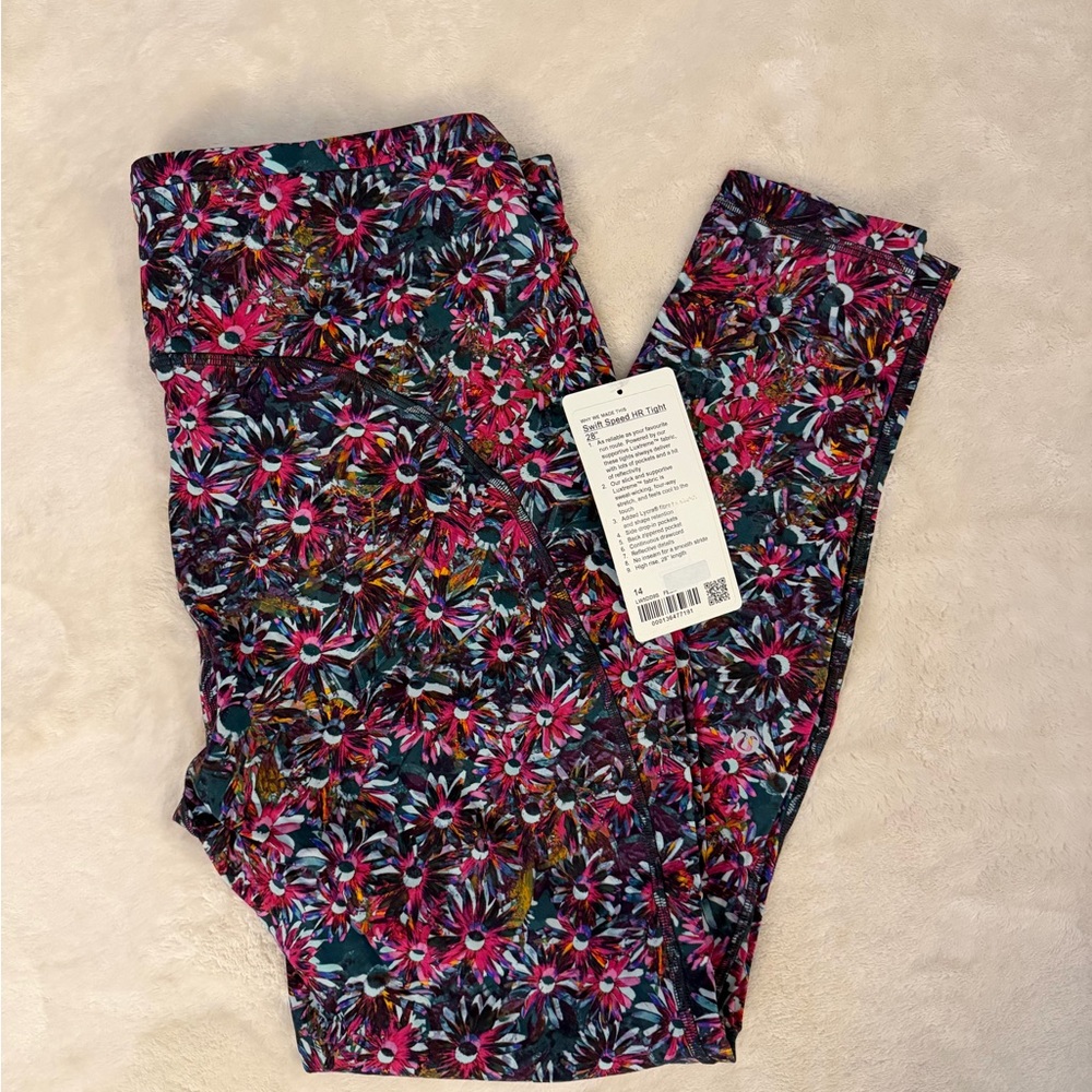 Lululemon Swift Speed HR Tight Floral